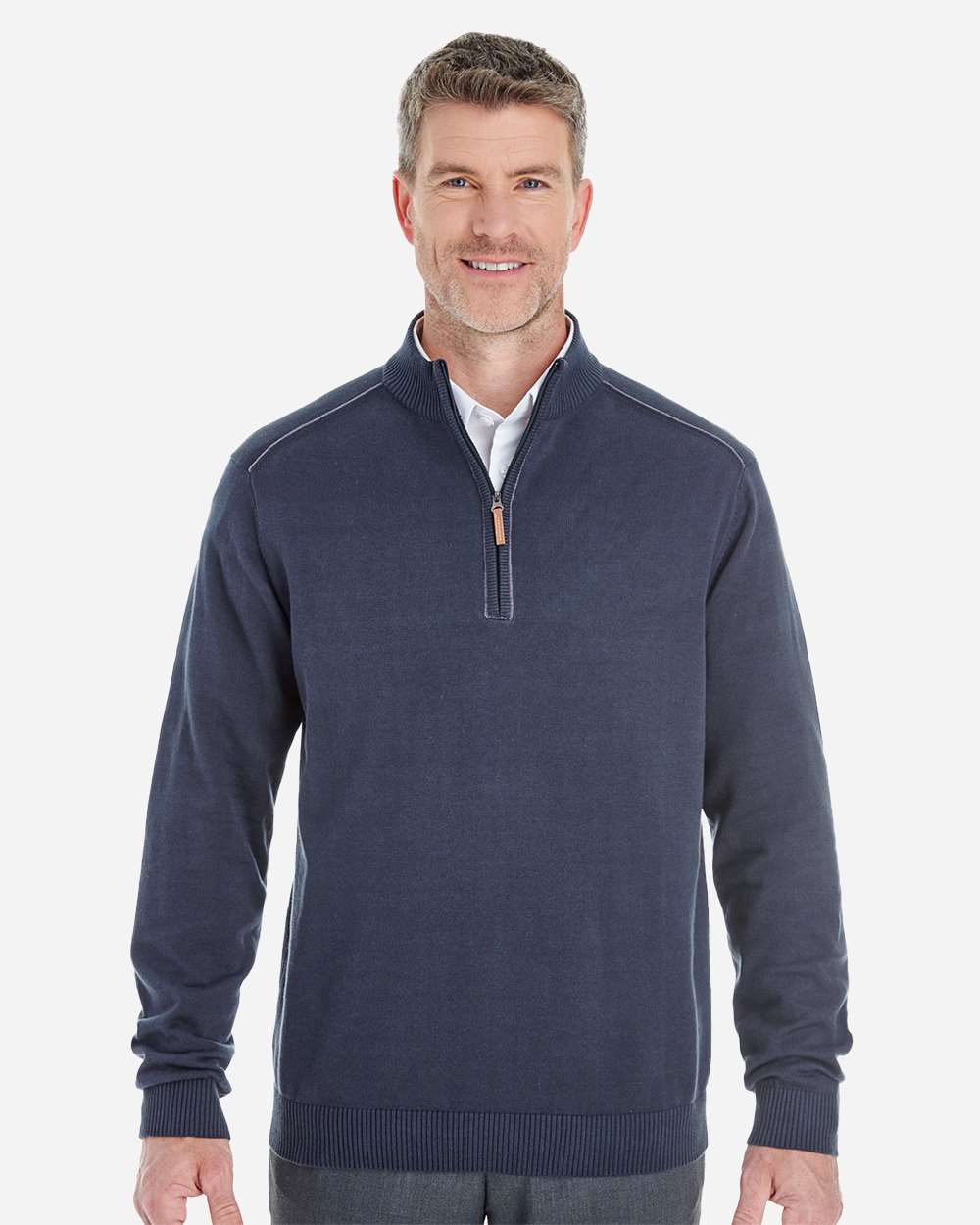 Men's Manchester Fully-Fashioned Quarter-Zip Pullover Sweater | DG478