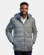Men's Nautical Mile Hooded Puffer Jacket | N17186