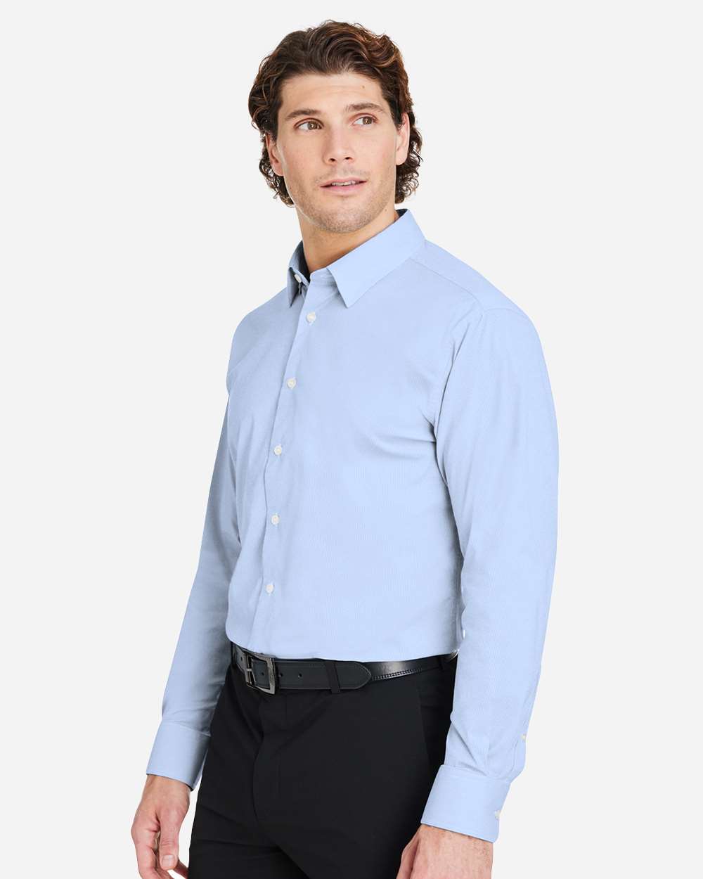 Men's CrownLux Performance® Microstripe Dress Shirt | DG537