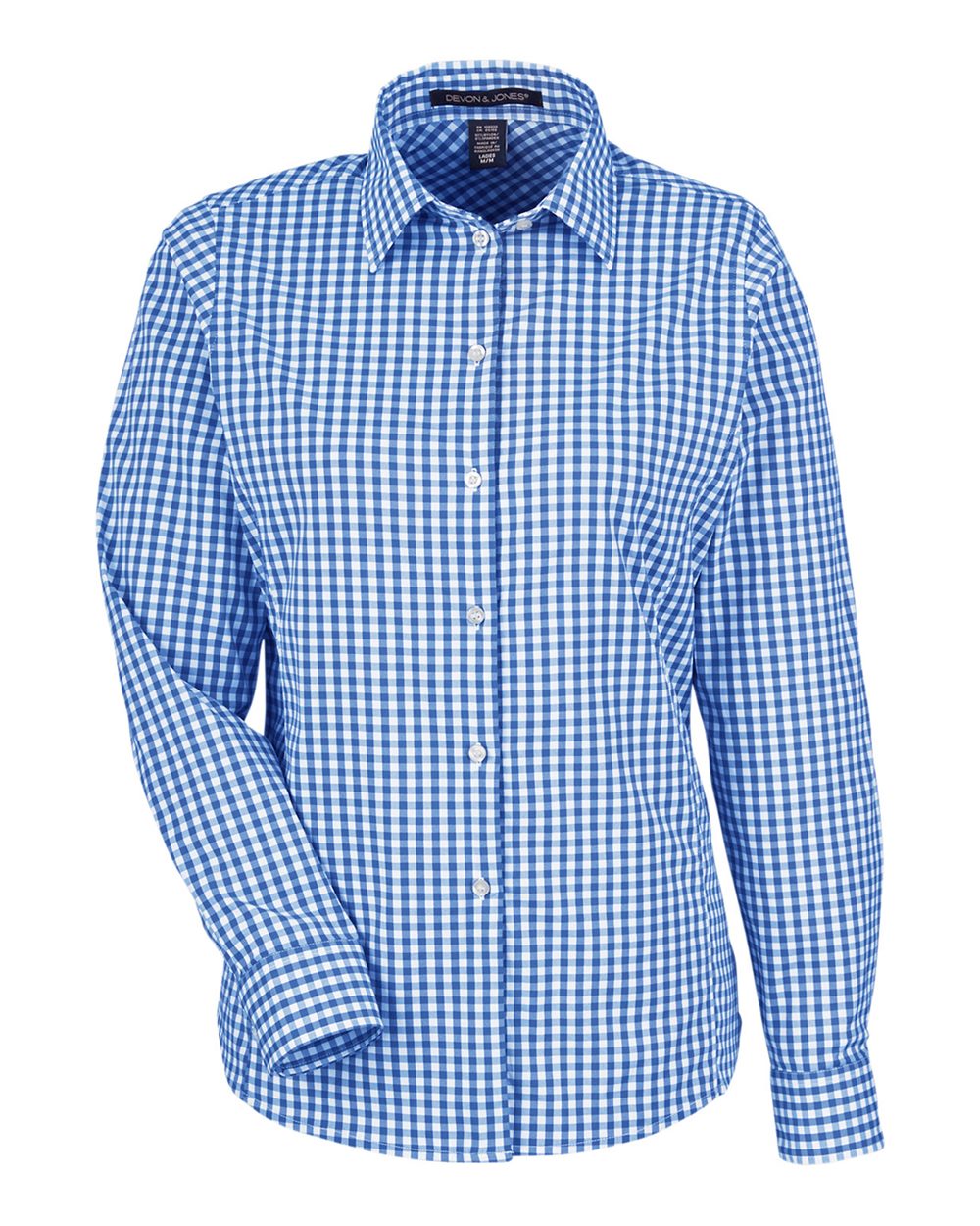 Women's CrownLux Performance® Gingham Dress Shirt | DG536W