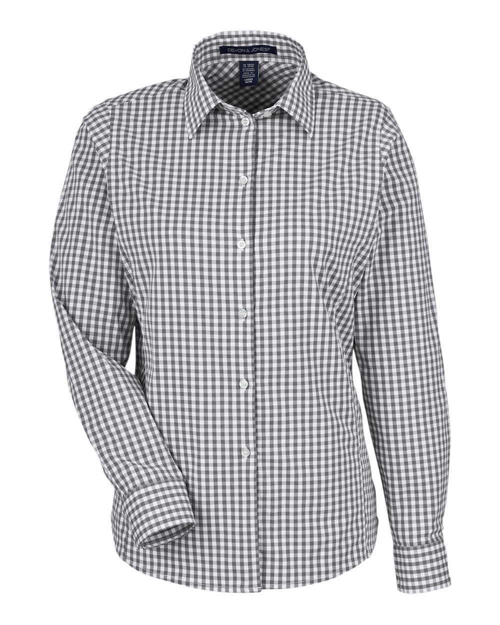 Women's CrownLux Performance® Gingham Dress Shirt | DG536W