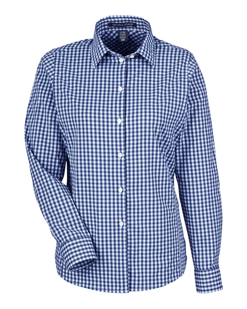 Women's CrownLux Performance® Gingham Dress Shirt | DG536W