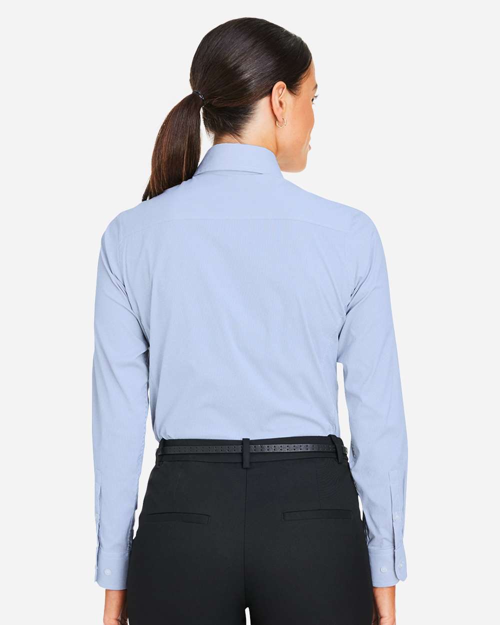 Women's CrownLux Performance® Microstripe Dress Shirt | DG537W