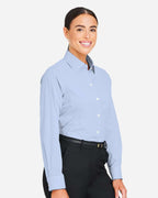 Women's CrownLux Performance® Microstripe Dress Shirt | DG537W