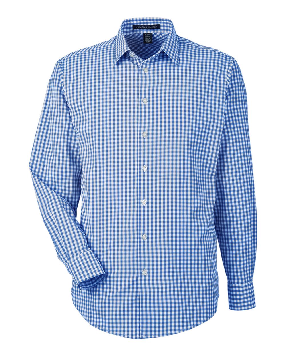 Men's CrownLux Performance® Gingham Dress Shirt | DG536