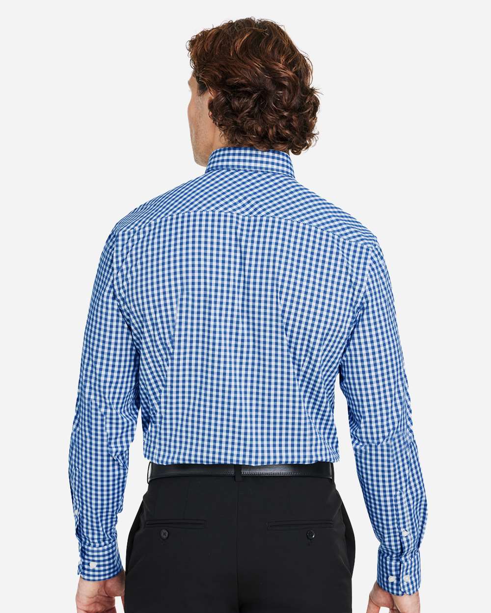 Men's CrownLux Performance® Gingham Dress Shirt | DG536