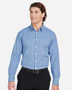 Men's CrownLux Performance® Gingham Dress Shirt | DG536