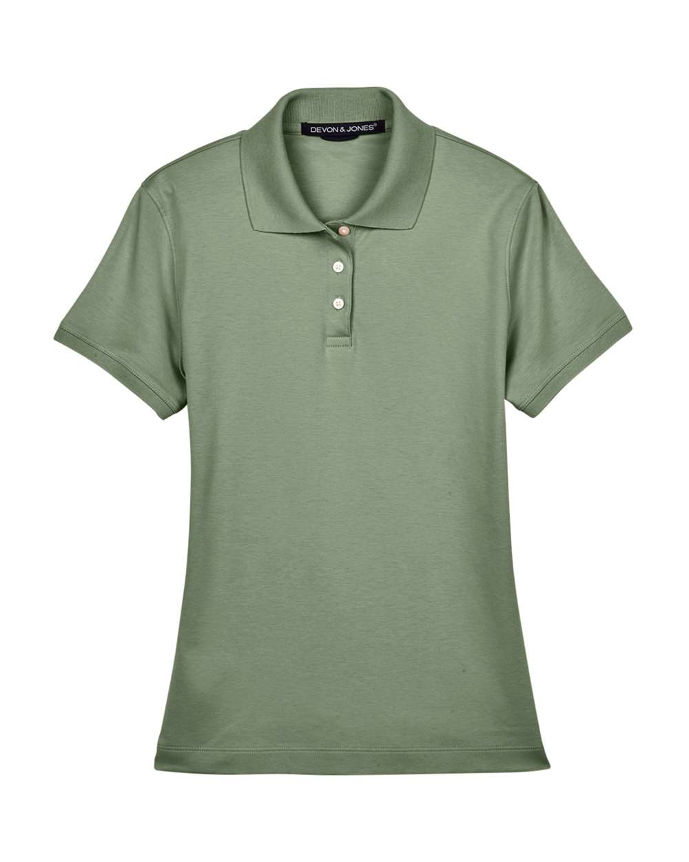 Women's Perfect Pima Interlock Polo | D140SW
