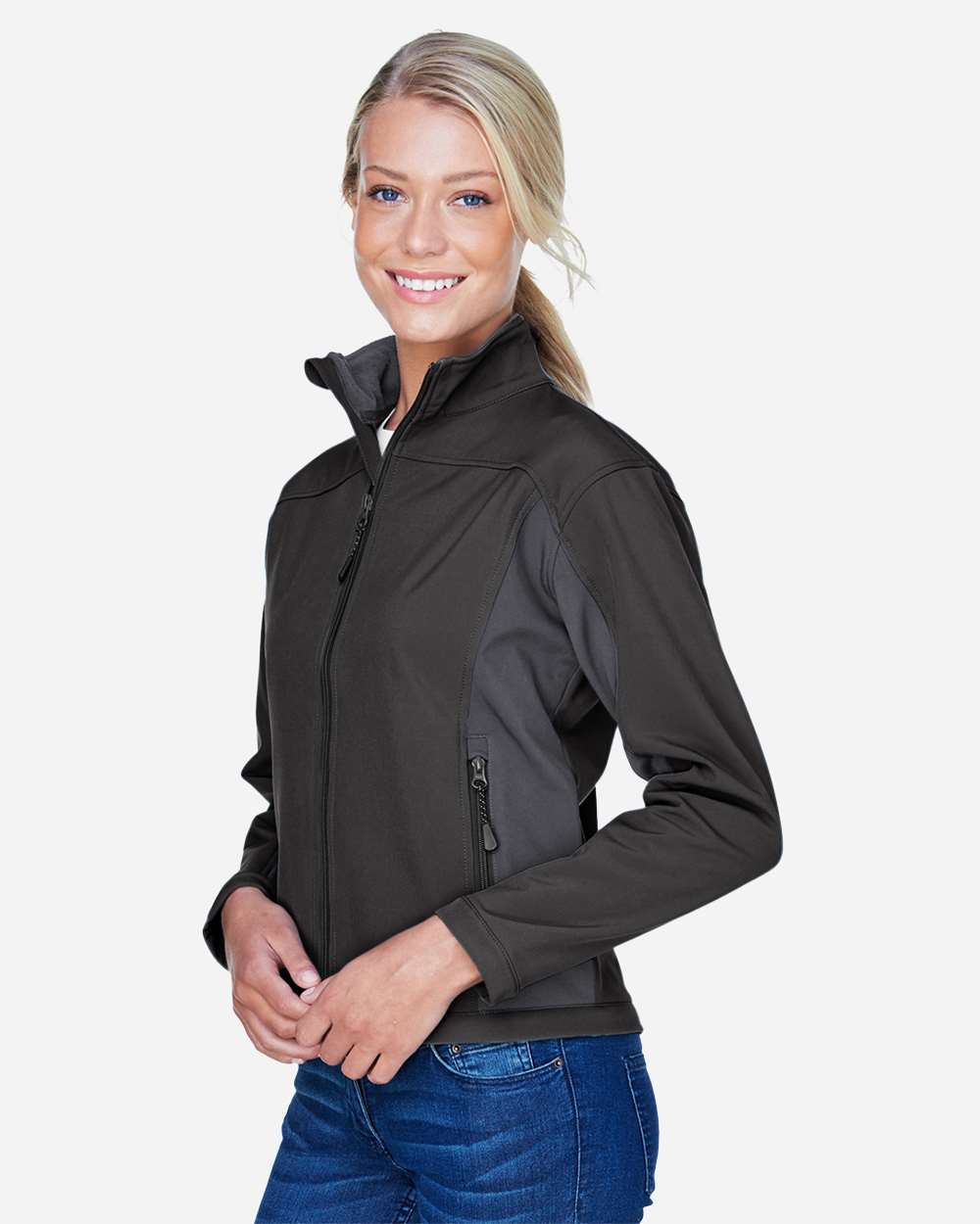 Women's Soft Shell Colorblock Jacket | D997W