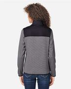 Women's Venture Heathered Stripe Hybrid Jacket | CE74W