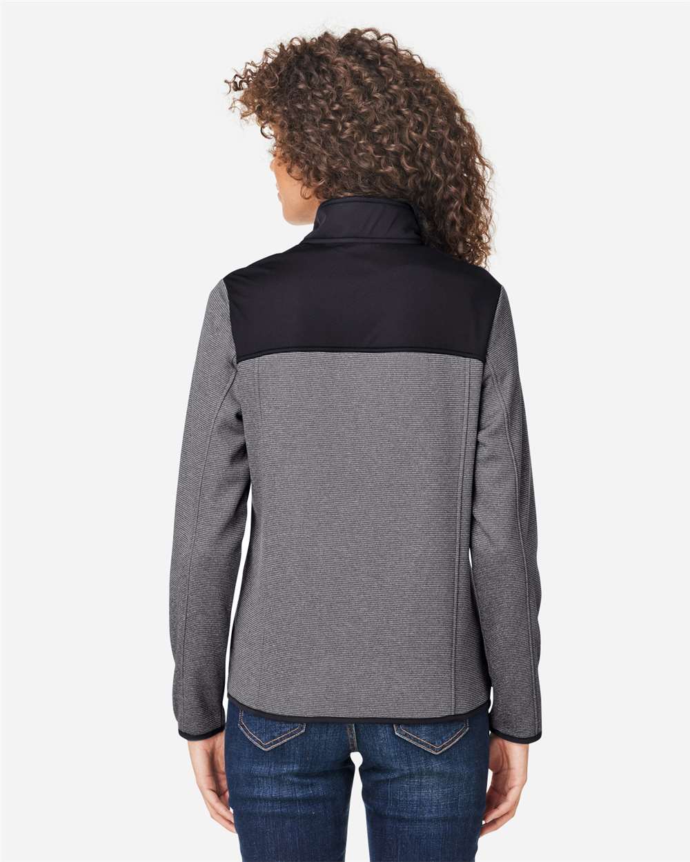 Women's Venture Heathered Stripe Hybrid Jacket | CE74W
