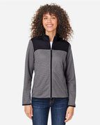 Women's Venture Heathered Stripe Hybrid Jacket | CE74W