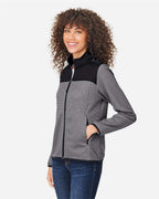 Women's Venture Heathered Stripe Hybrid Jacket | CE74W