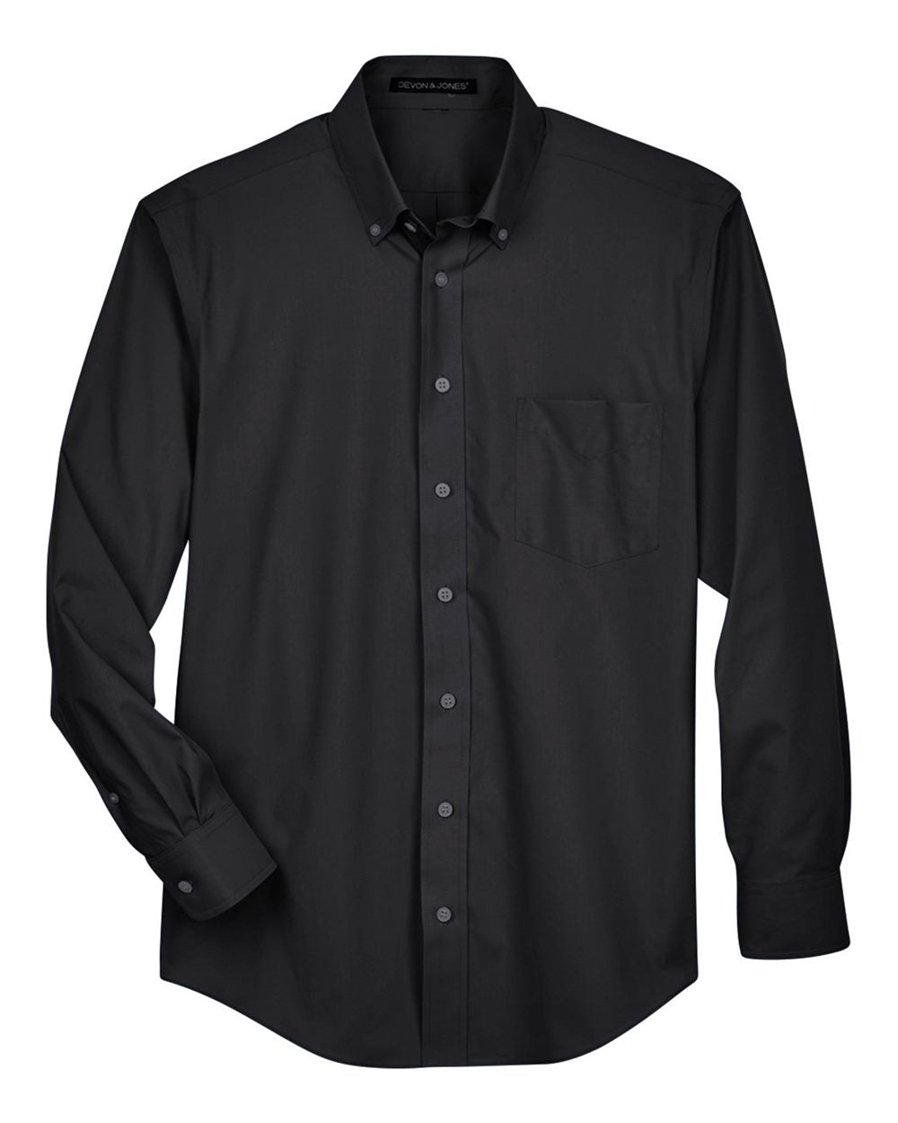 Men's Tall Crown Collection® Broadcloth Woven Dress Shirt | D620T