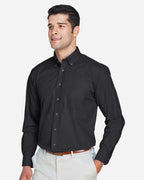 Men's Tall Crown Collection® Broadcloth Woven Dress Shirt | D620T