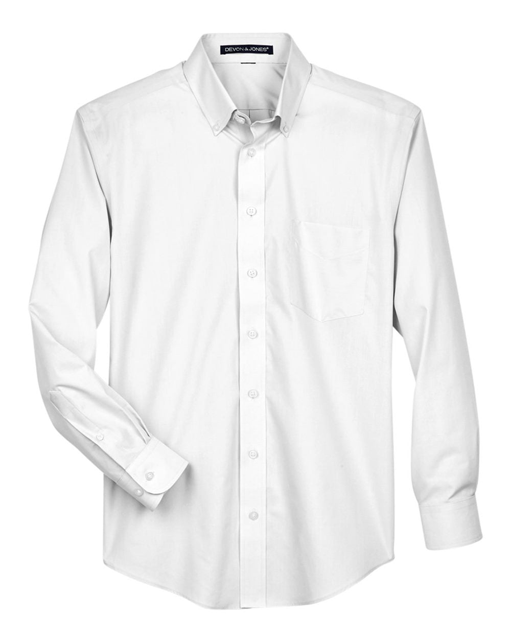 Men's Tall Crown Collection® Broadcloth Woven Dress Shirt | D620T
