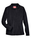 Team 365 TT90W Women's Campus Microfleece Jacket - Black