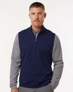 Men's Club Quarter-Zip Vest | A599