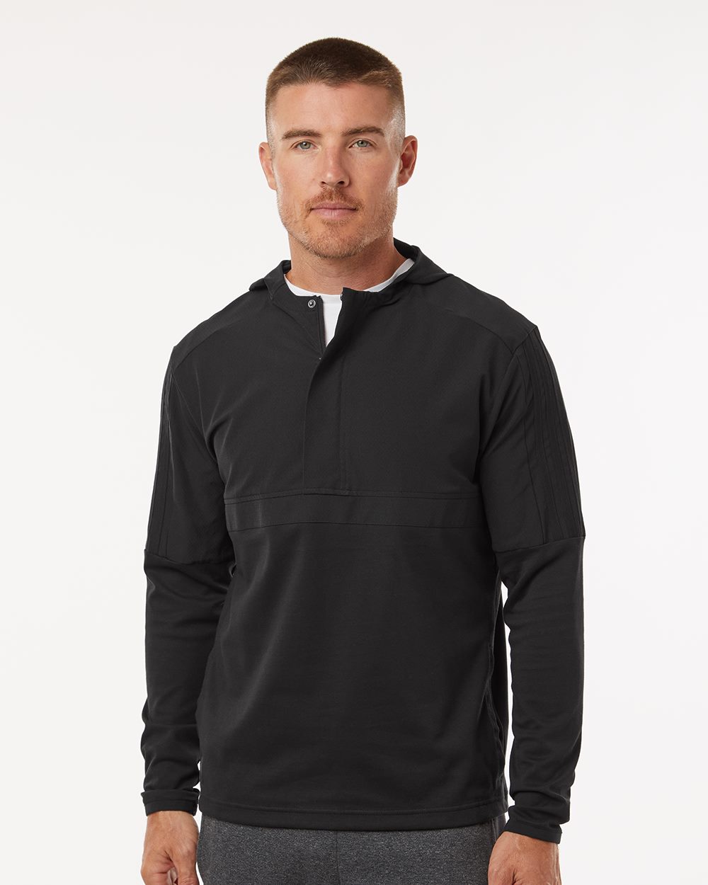 Men's Half-Zip Hooded Anorak | A607