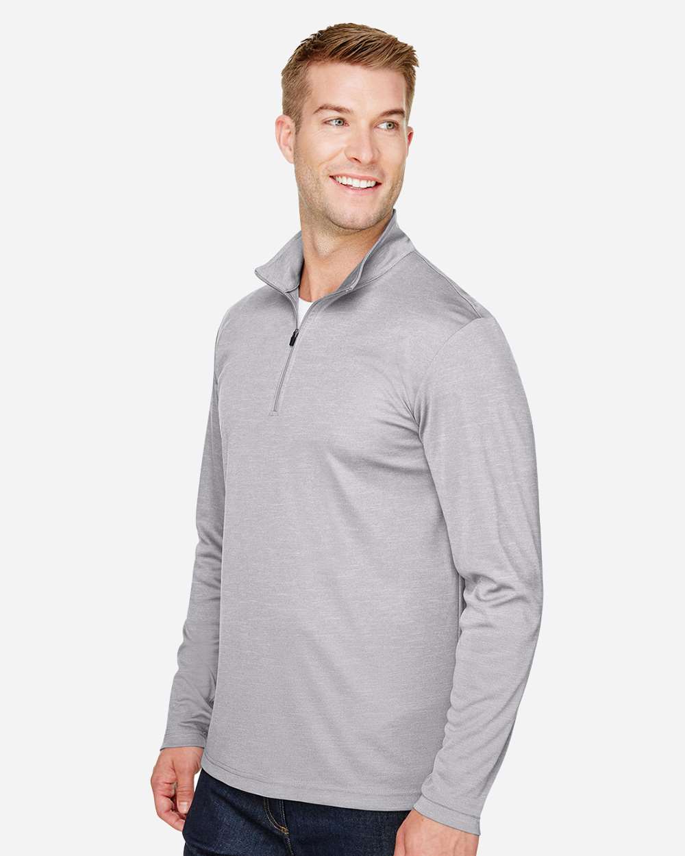Men's Zone Sonic Heather Performance Quarter-Zip Pullover | TT31H
