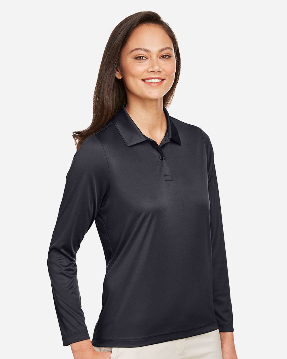 Women's Zone Performance Long Sleeve Polo | TT51LW