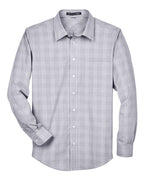 Men's Crown Collection® Glen Plaid Woven Dress Shirt | DG520