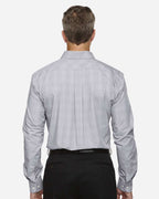 Men's Crown Collection® Glen Plaid Woven Dress Shirt | DG520