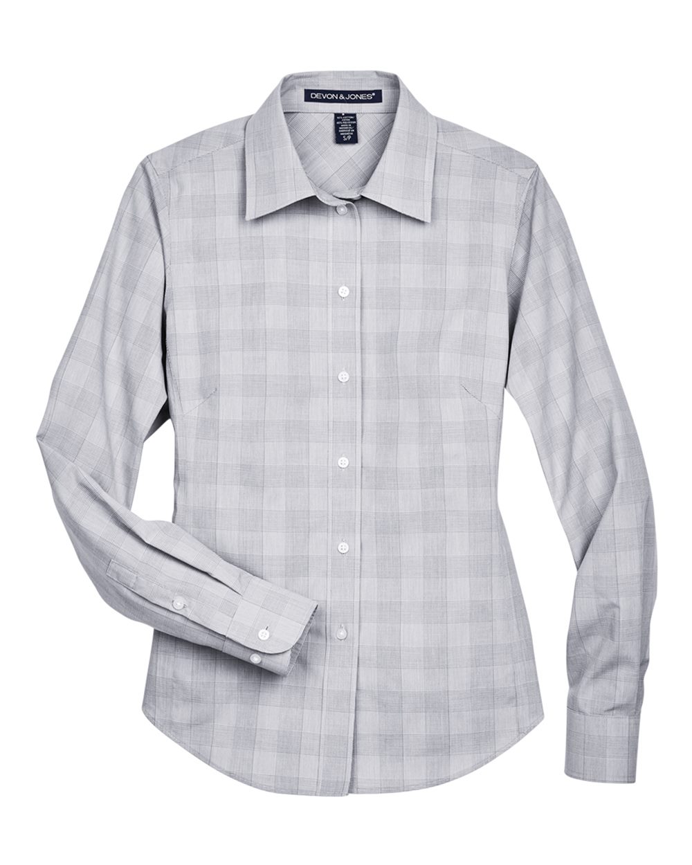 Women's Crown Collection® Glen Plaid Woven Dress Shirt | DG520W