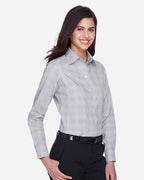 Women's Crown Collection® Glen Plaid Woven Dress Shirt | DG520W