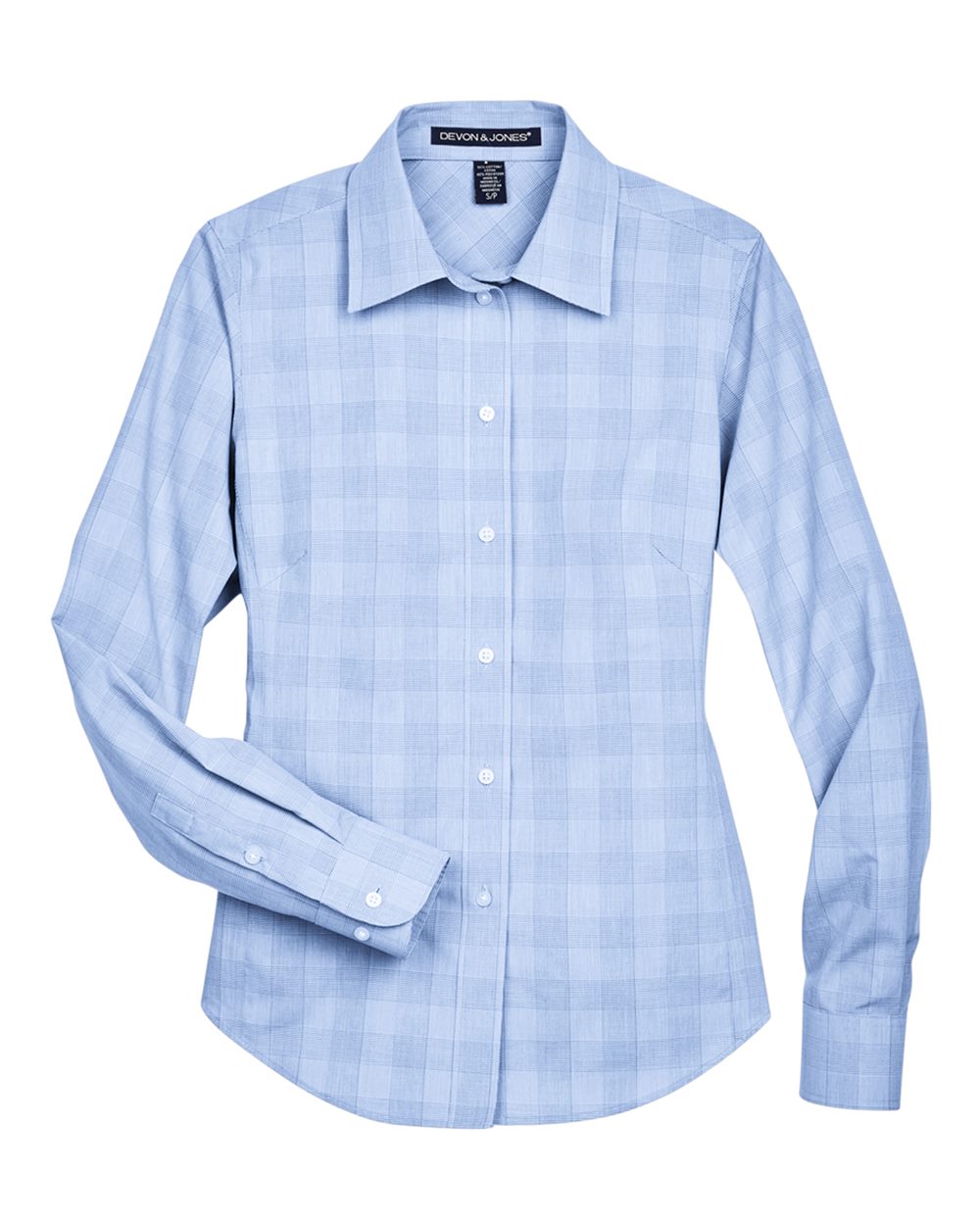 Women's Crown Collection® Glen Plaid Woven Dress Shirt | DG520W