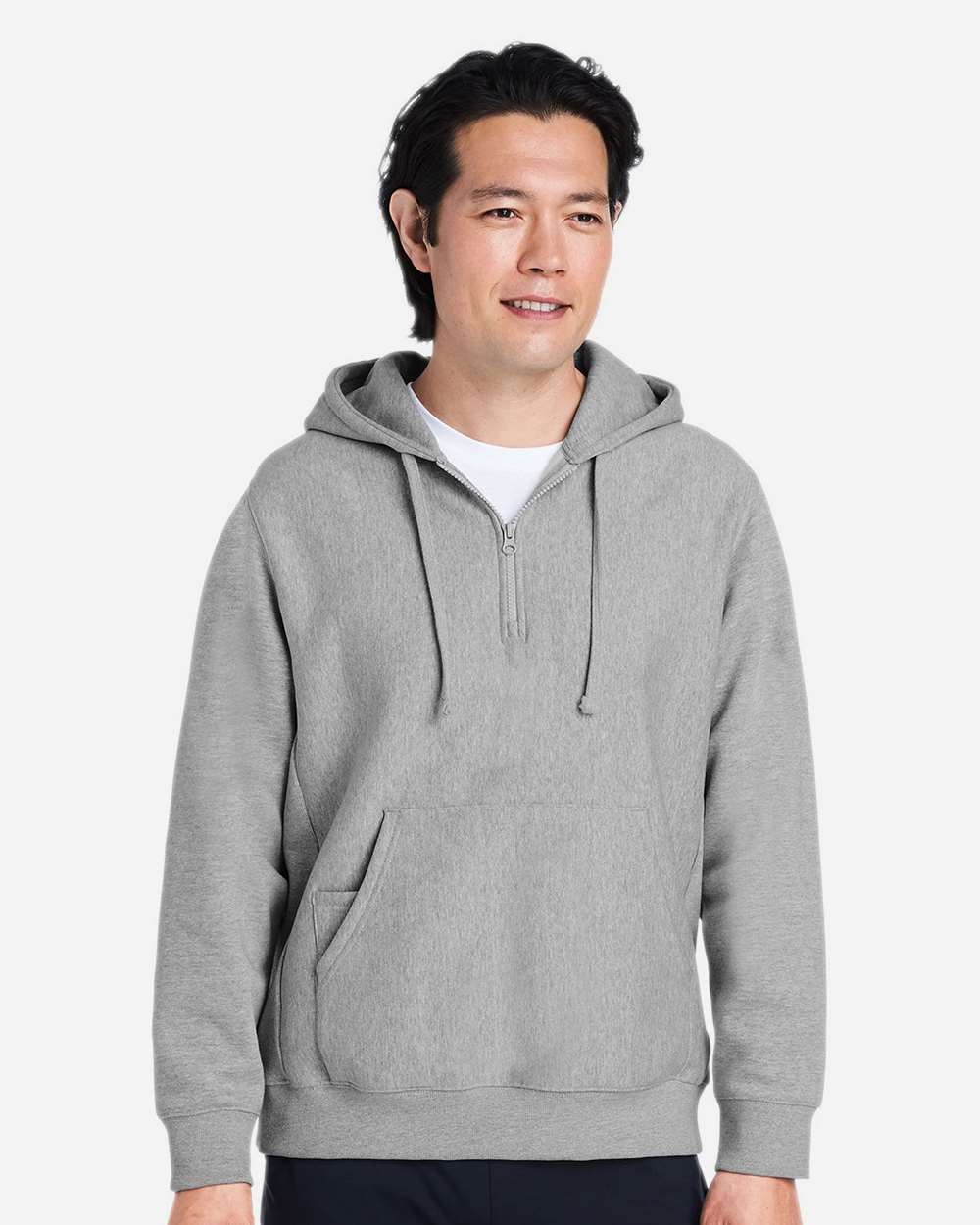Sudadera con capucha unisex Zone HydroSport™ de peso pesado con cremallera de cuarto | TT97