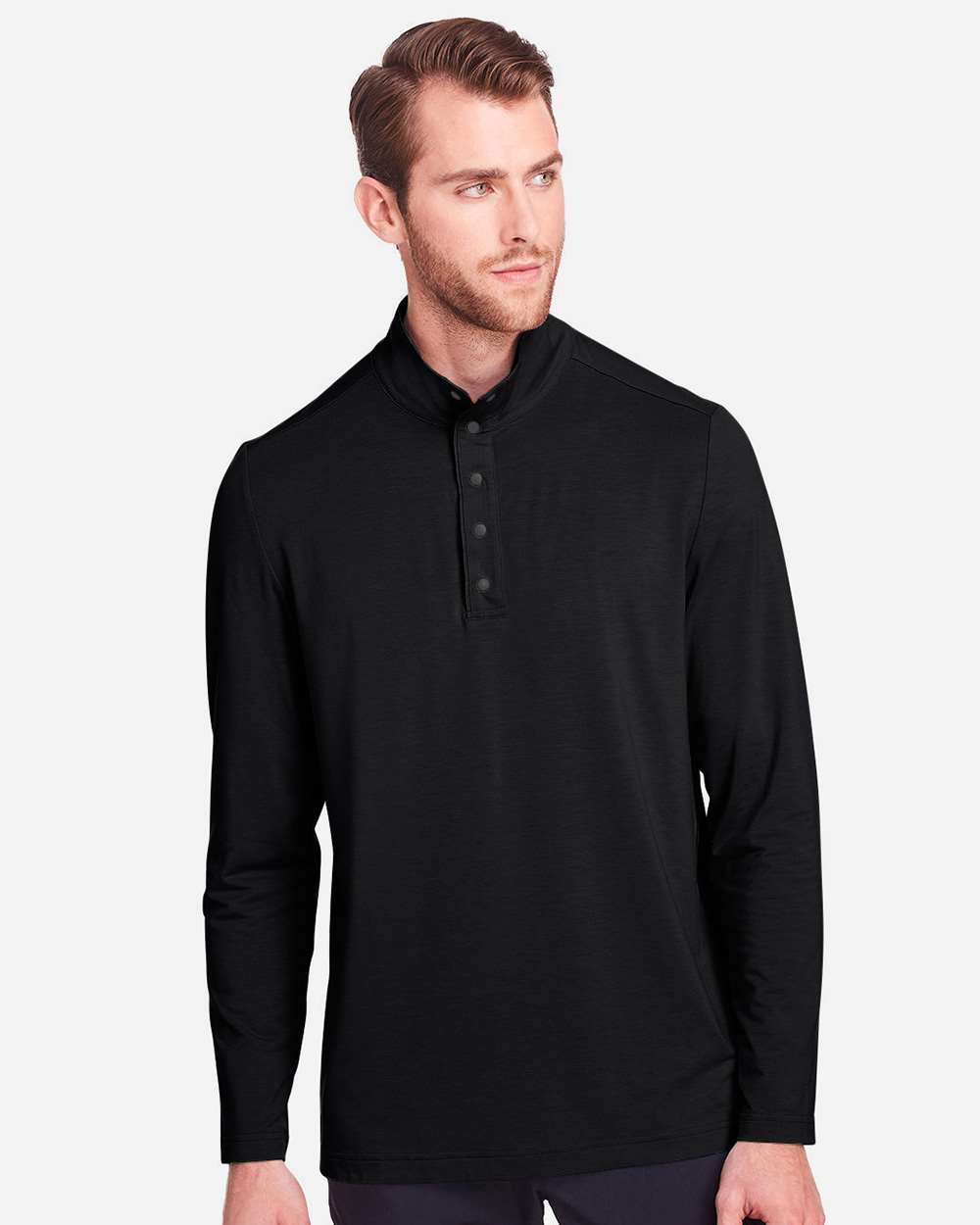 Men's JAQ Stretch Performance Snap-Neck Pullover | NE400