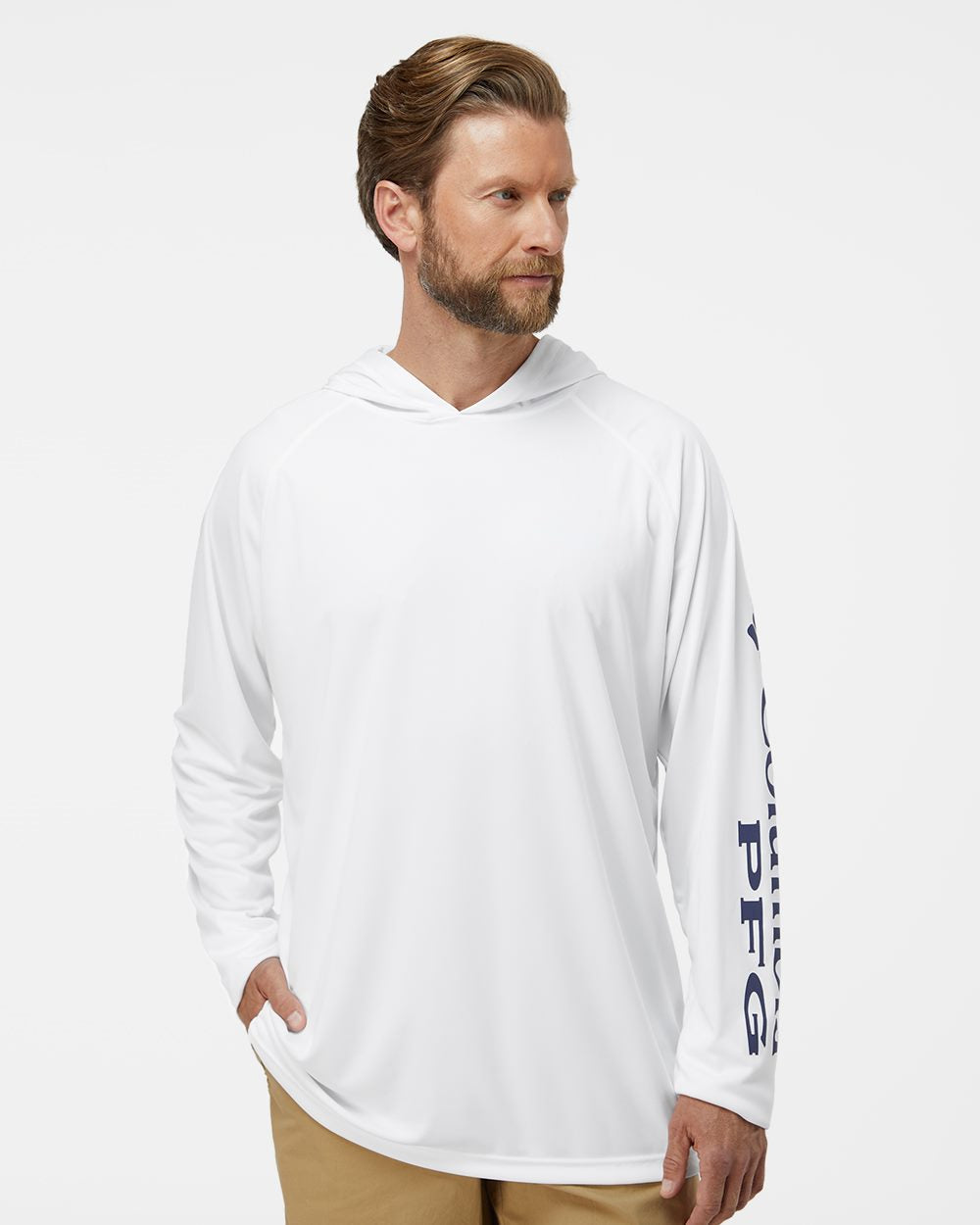 Men's PFG Terminal Tackle™ Hooded Long Sleeve T-Shirt | 212482