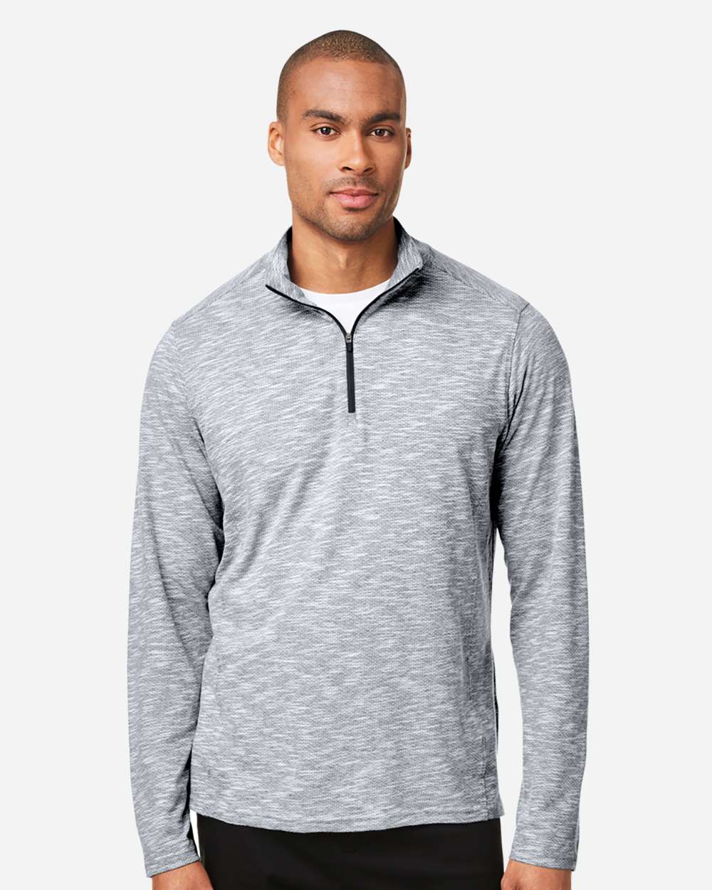 Men's Eclipse Jacquard Quarter-Zip Pullover | NE415