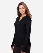 Women's JAQ Stretch Performance V-Neck Snap Pullover | NE400W