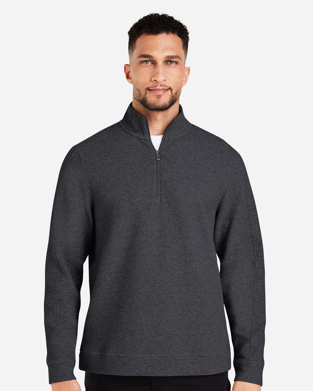 Men's Spirit Textured Quarter-Zip Pullover | NE725