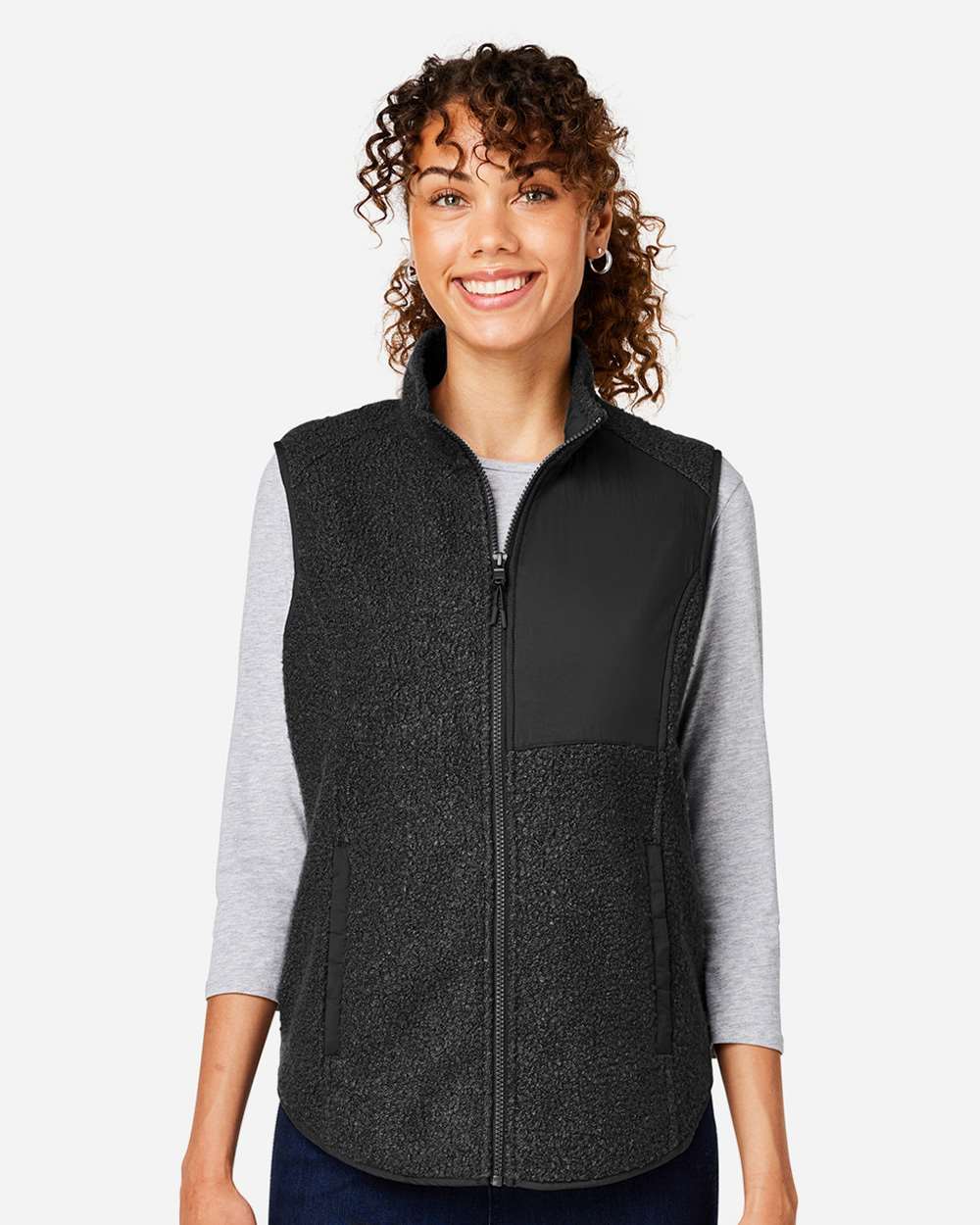 Women's Aura Sweater Fleece Vest | NE714W