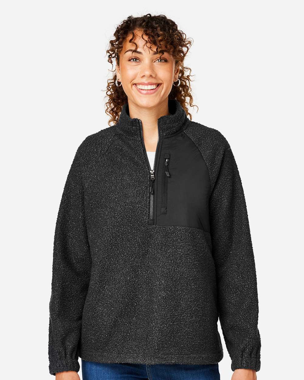 Women's Aura Sweater Fleece Quarter-Zip Pullover | NE713W