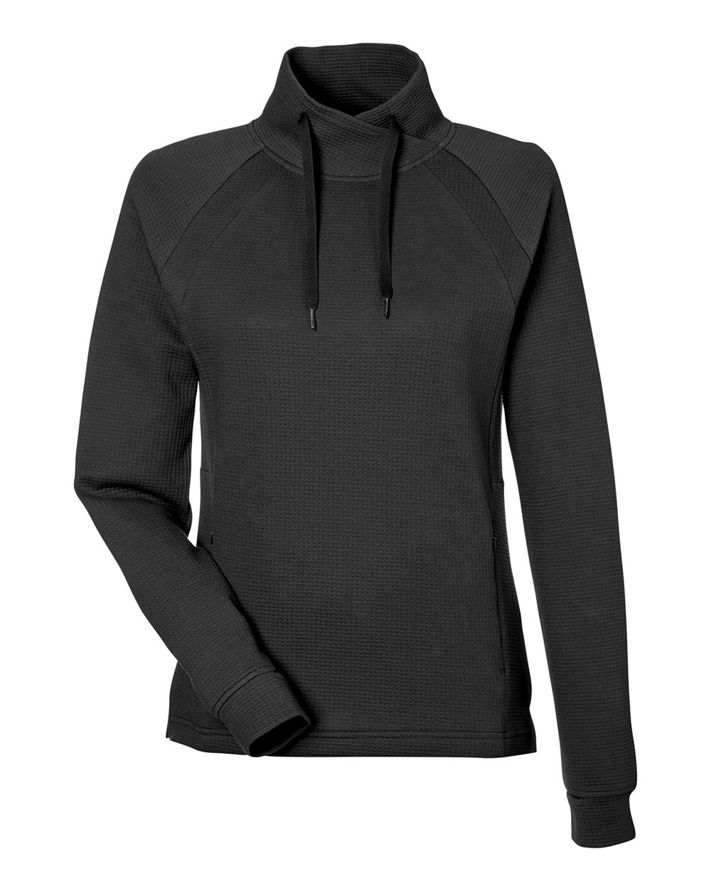 Women's Rhythm Waffle Cross-Neck Pullover | NE200W