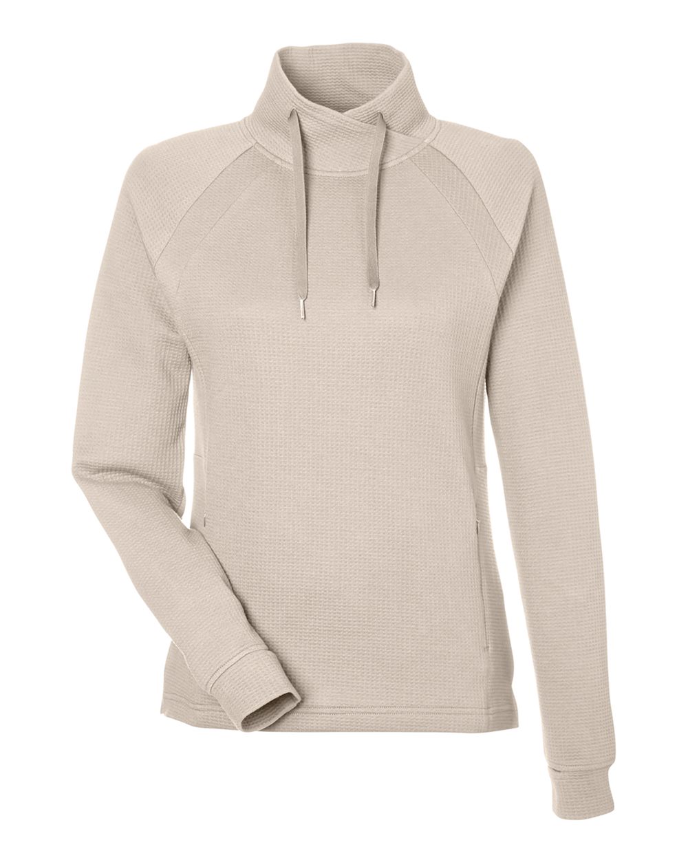 Women's Rhythm Waffle Cross-Neck Pullover | NE200W