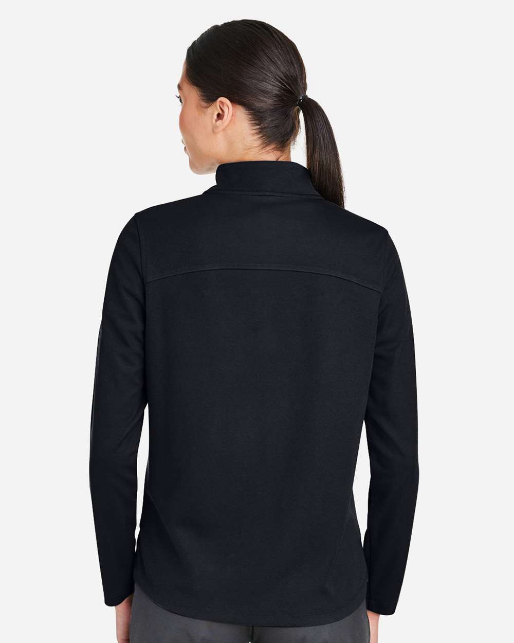 Women's Express Tech Performance Pique Quarter-Zip Pullover | NE412W