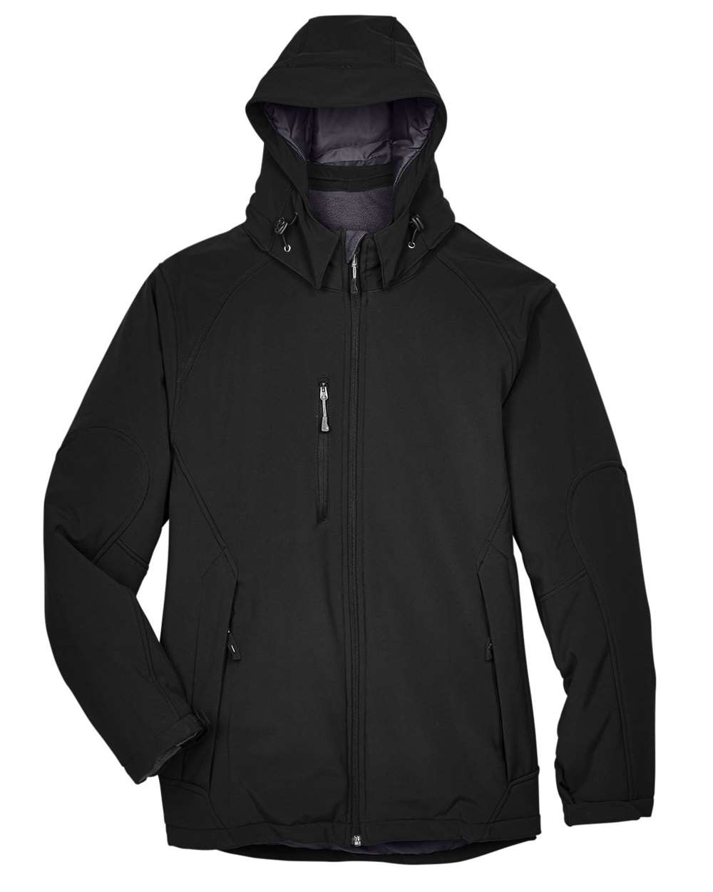 Chaqueta con capucha para hombre, soft shell de forro polar aislante de tres capas Glacier, con capucha desmontable | 88159