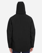 Men's Glacier Insulated Three-Layer Fleece Soft Shell Hood Jacket with Detachable Hood | 88159
