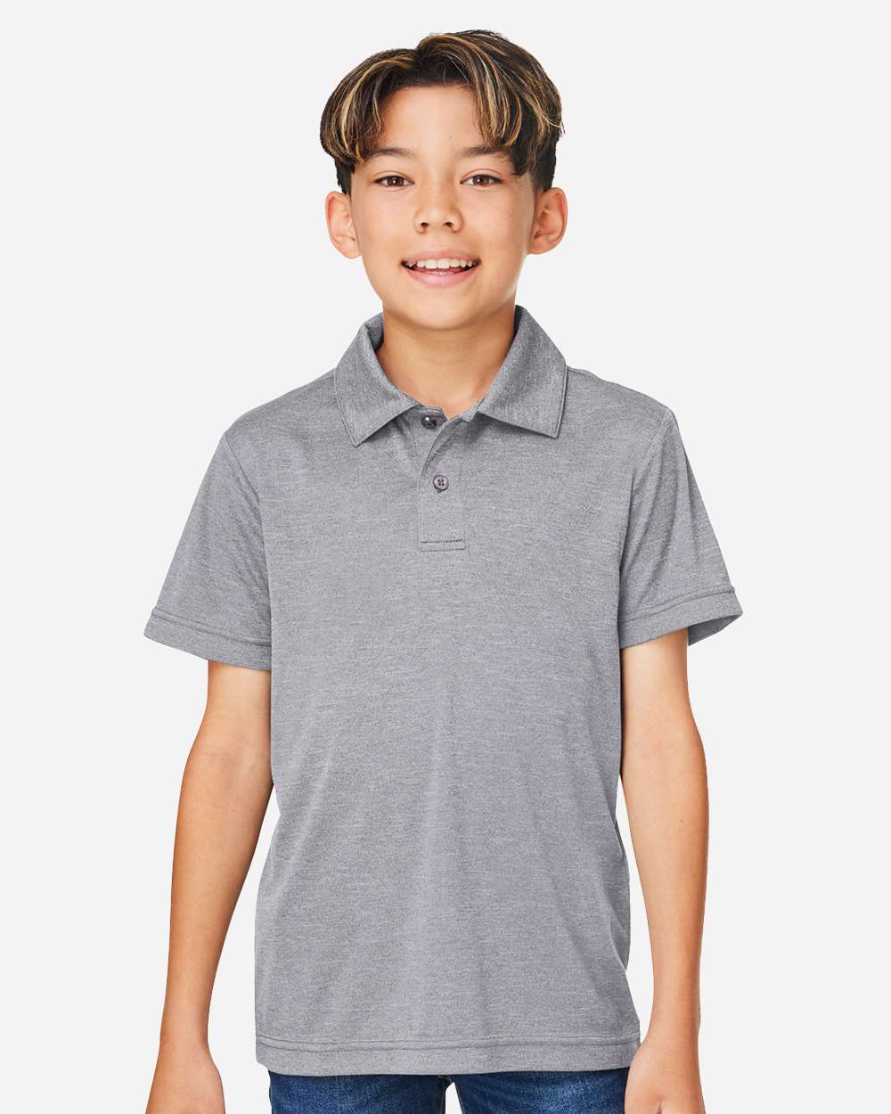 Youth Zone Sonic Heather Performance Polo | TT51HY