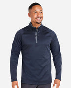 Men's Waffle Fleece Quarter-Zip Pullover | 631105