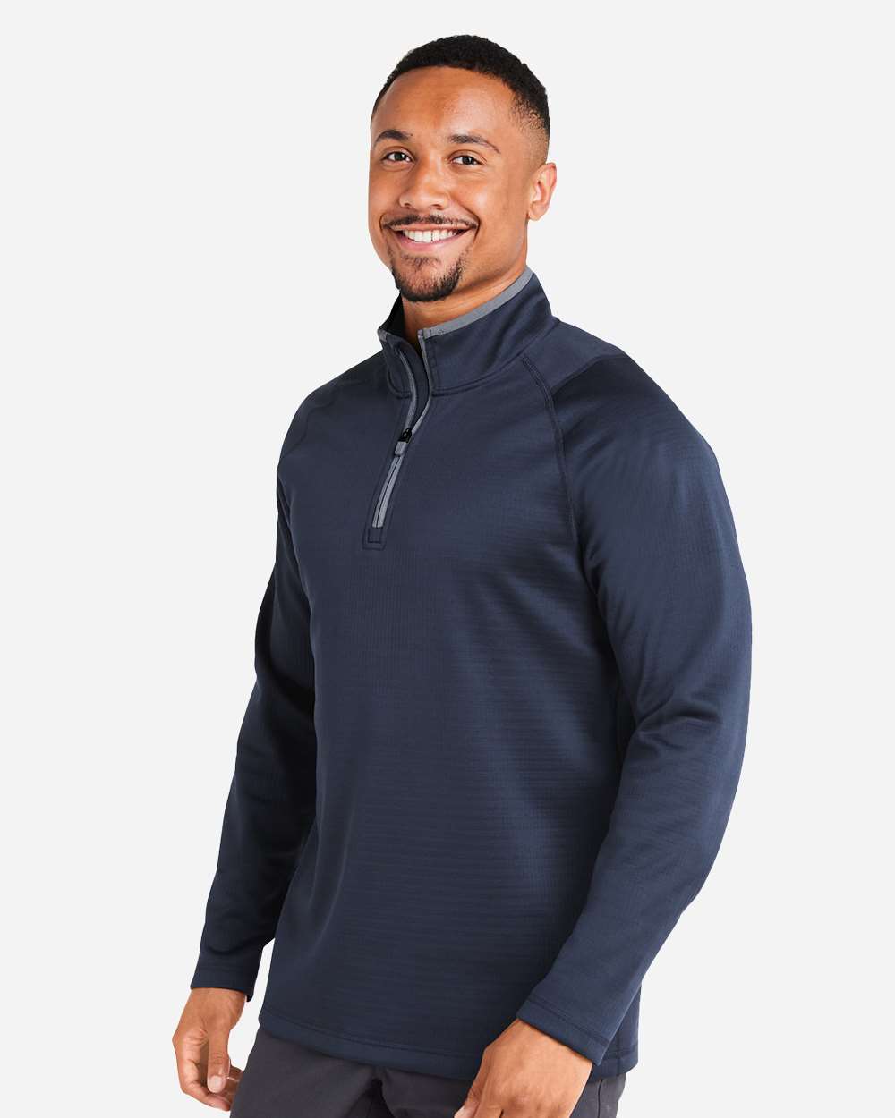 Men's Waffle Fleece Quarter-Zip Pullover | 631105