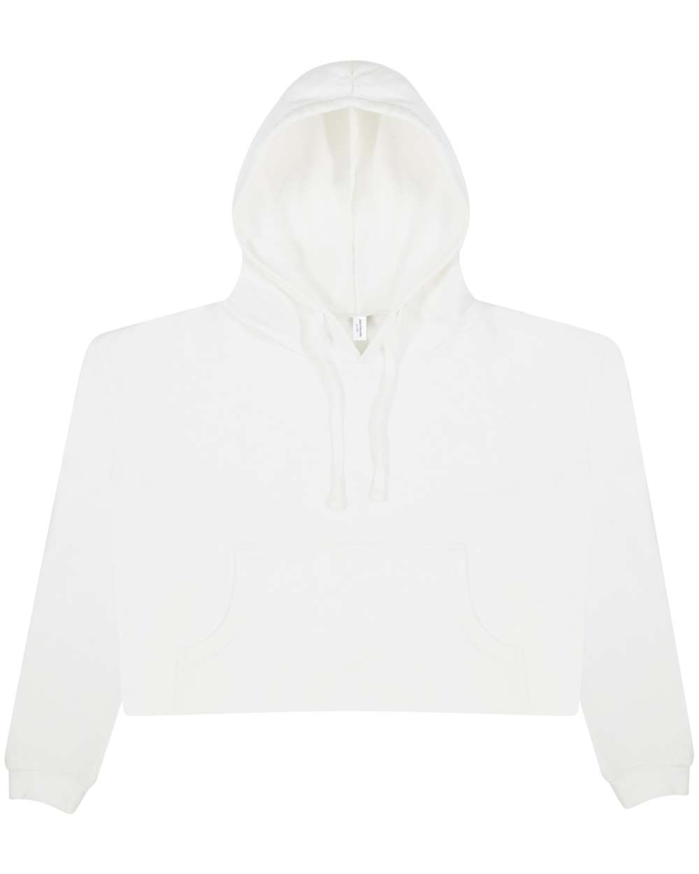 Women's Girlie Cropped Hooded Fleece with Pocket | JHA016