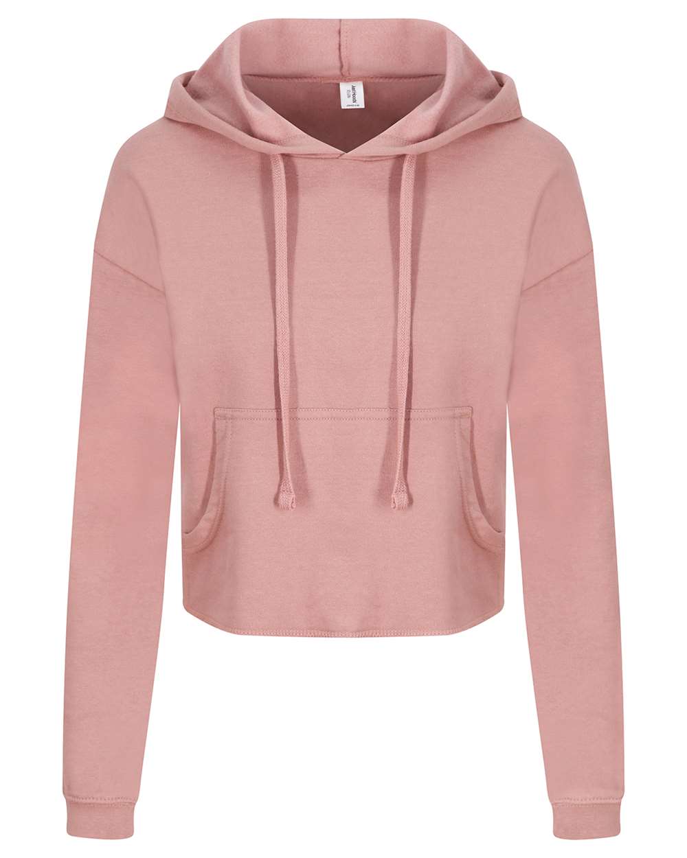 Women's Girlie Cropped Hooded Fleece with Pocket | JHA016
