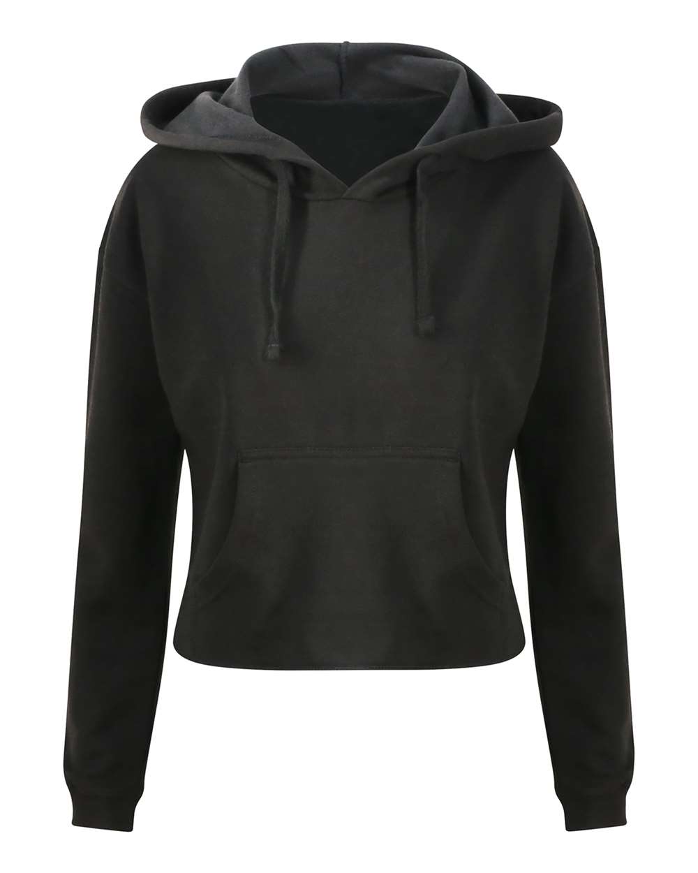 Women's Girlie Cropped Hooded Fleece with Pocket | JHA016