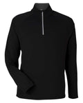 CORE365 CE418 Men's Origin Performance Pique Quarter-Zip Pullover - Black/ Carbon